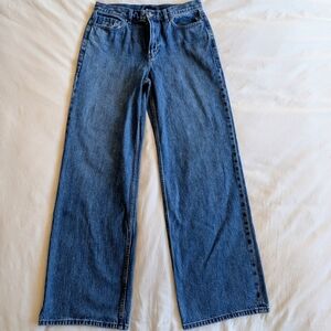 Uniqlo wide leg jeans - size 25